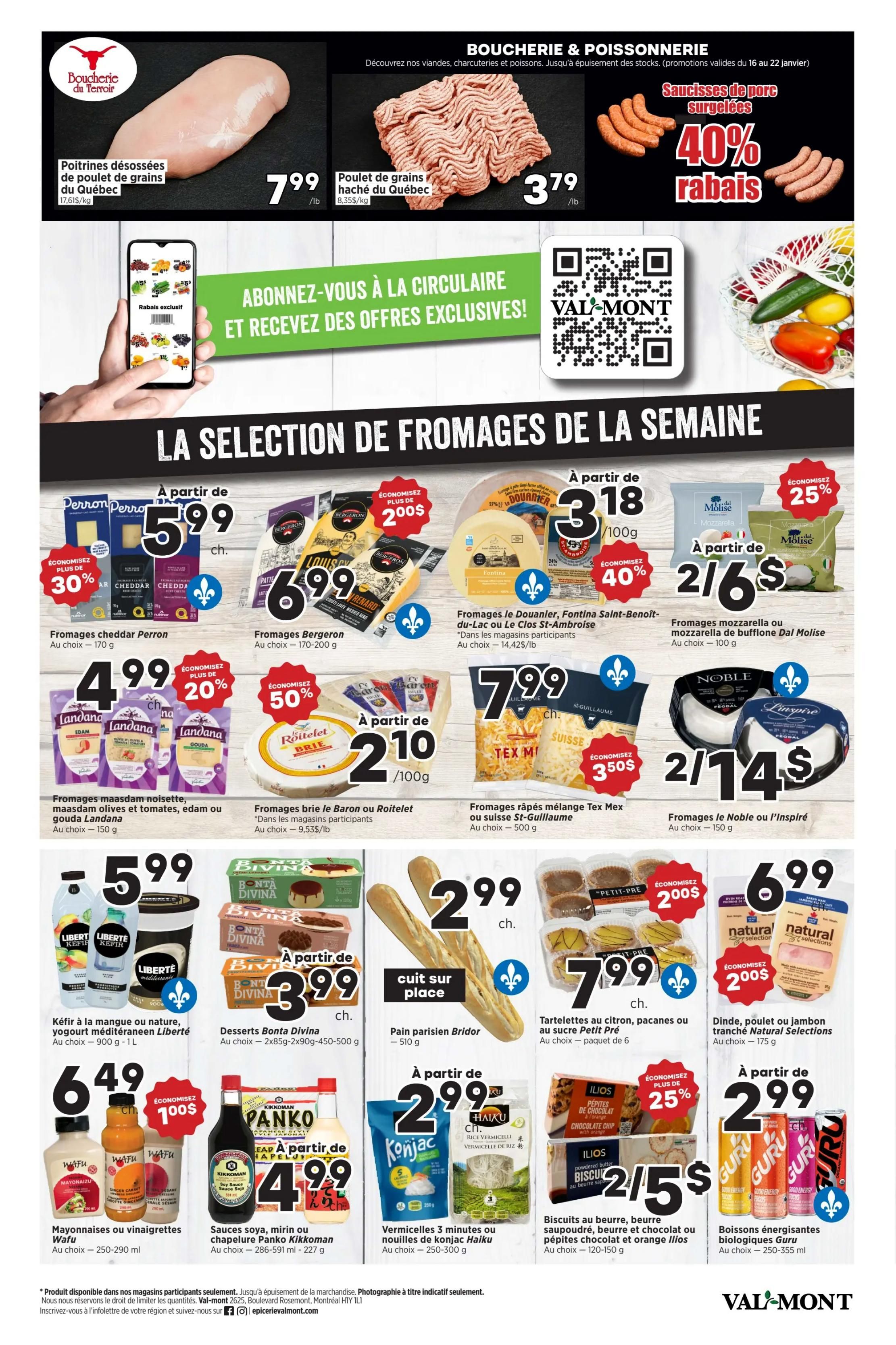 Val-Mont Flyer January 16 to 22