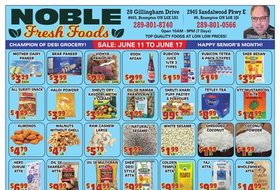 Noble Fresh Foods Flyer June 11 to 17