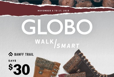 Globo Shoes Flyer November 6 to 17
