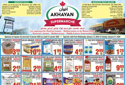 Akhavan Supermarche Flyer January 15 to 21