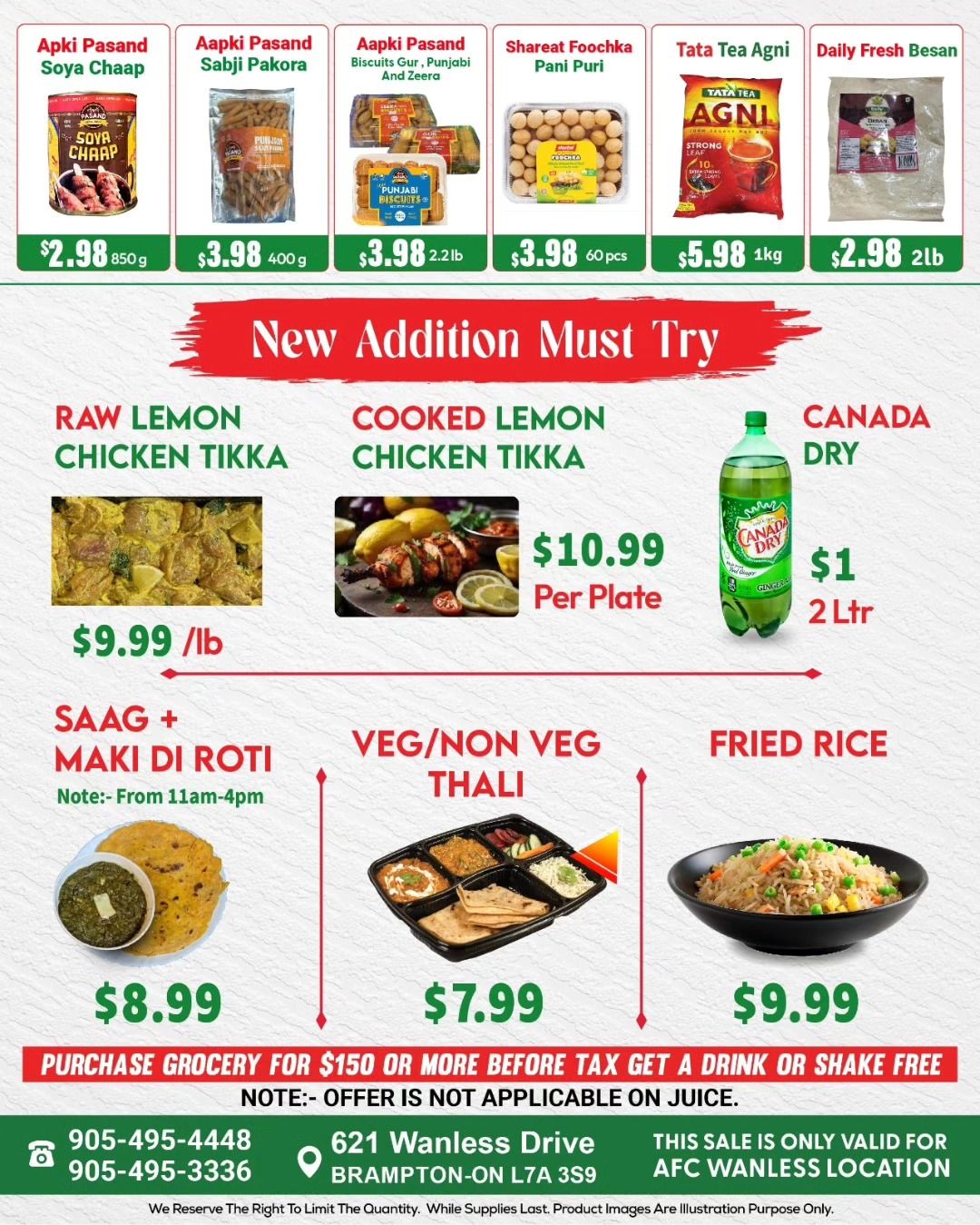 Asian Food Centre (Wanless Dr.) Flyer January 16 to 22