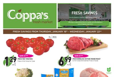 Coppa's Fresh Market Flyer January 16 to 22