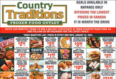 Country Traditions Flyer January 16 to 23