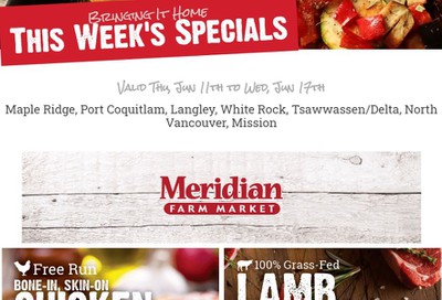 Meridian Meats and Seafood Flyer June 11 to 17