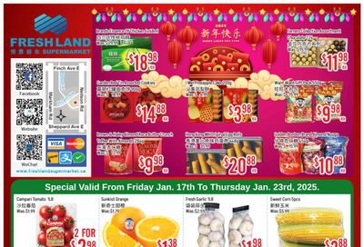 FreshLand Supermarket Flyer January 17 to 23