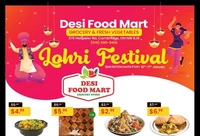 Desi Food Mart Flyer January 10 to 17