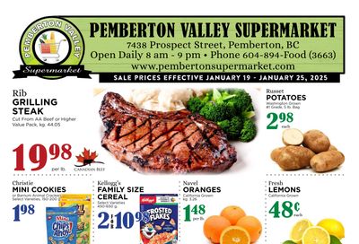 Pemberton Valley Supermarket Flyer January 19 to 25