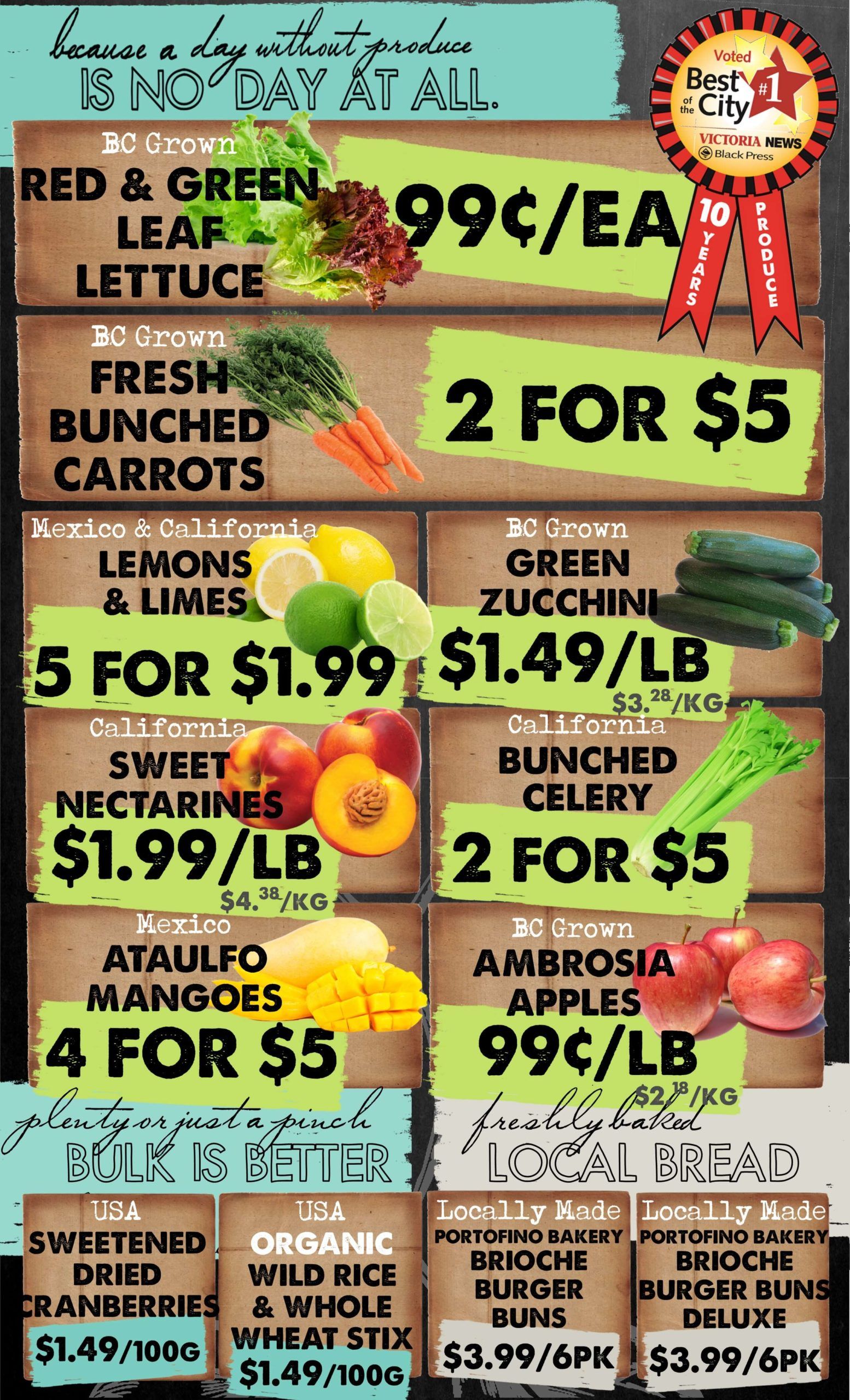 The Root Cellar Flyer June 11 to 17