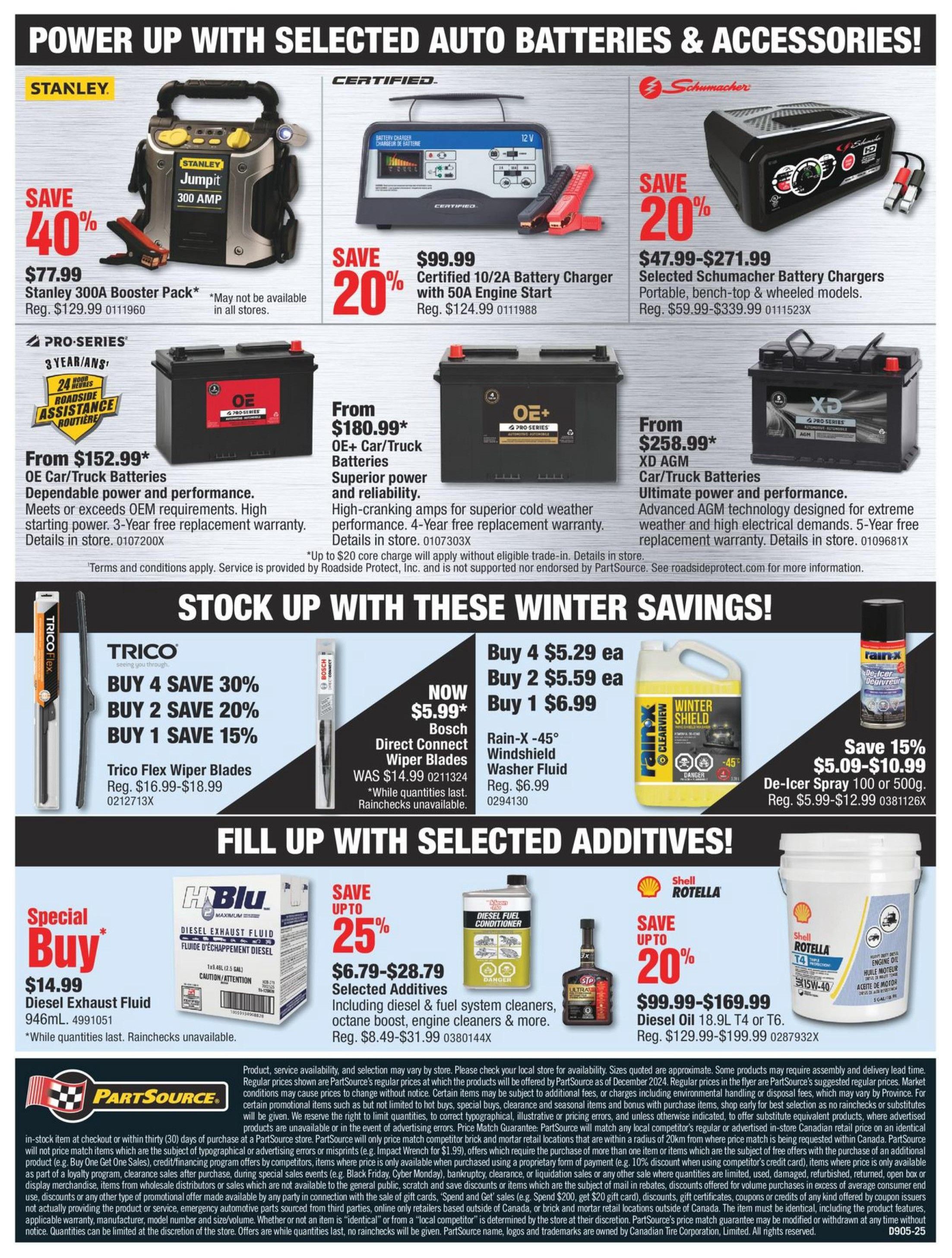 PartSource Flyer January 24 to February 5