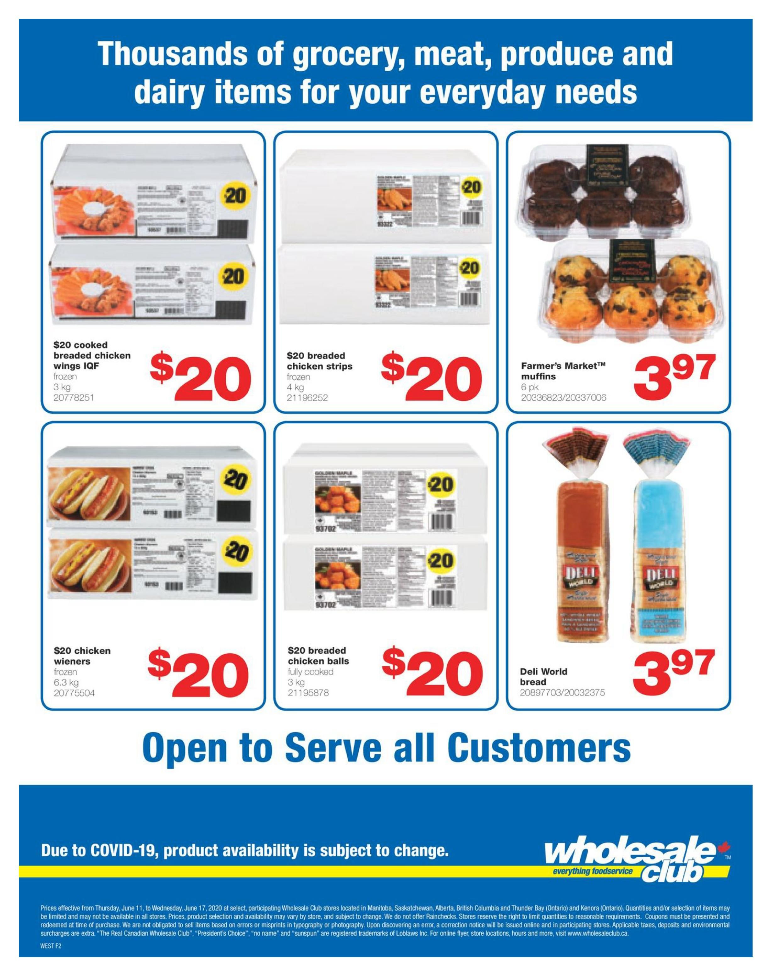 Wholesale Club (West) Flyer June 11 to 17