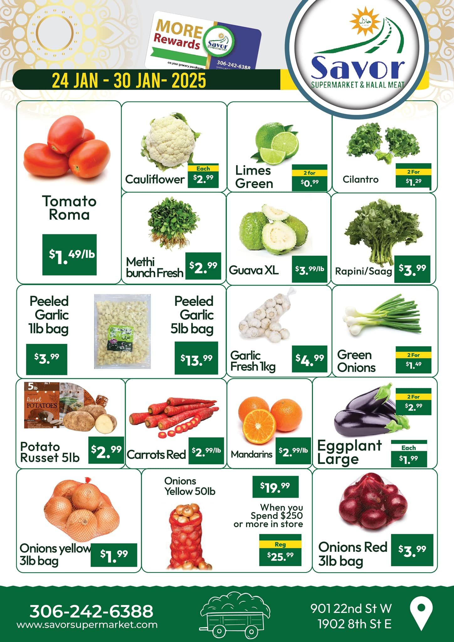 Savor Supermarket Flyer January 24 to 30