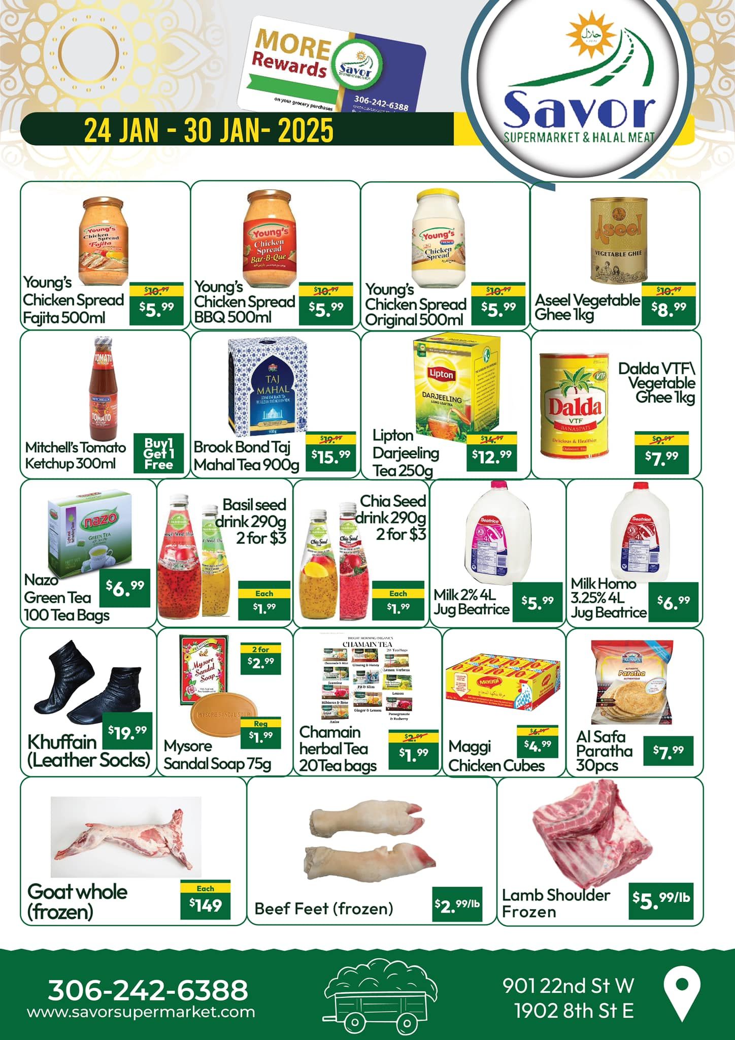 Savor Supermarket Flyer January 24 to 30