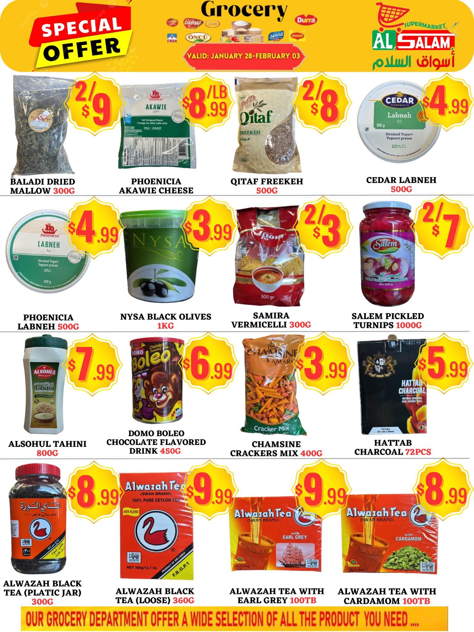 Al-Salam Supermarket Flyer January 28 to February 3