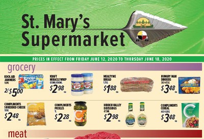 St. Mary's Supermarket Flyer June 12 to 18