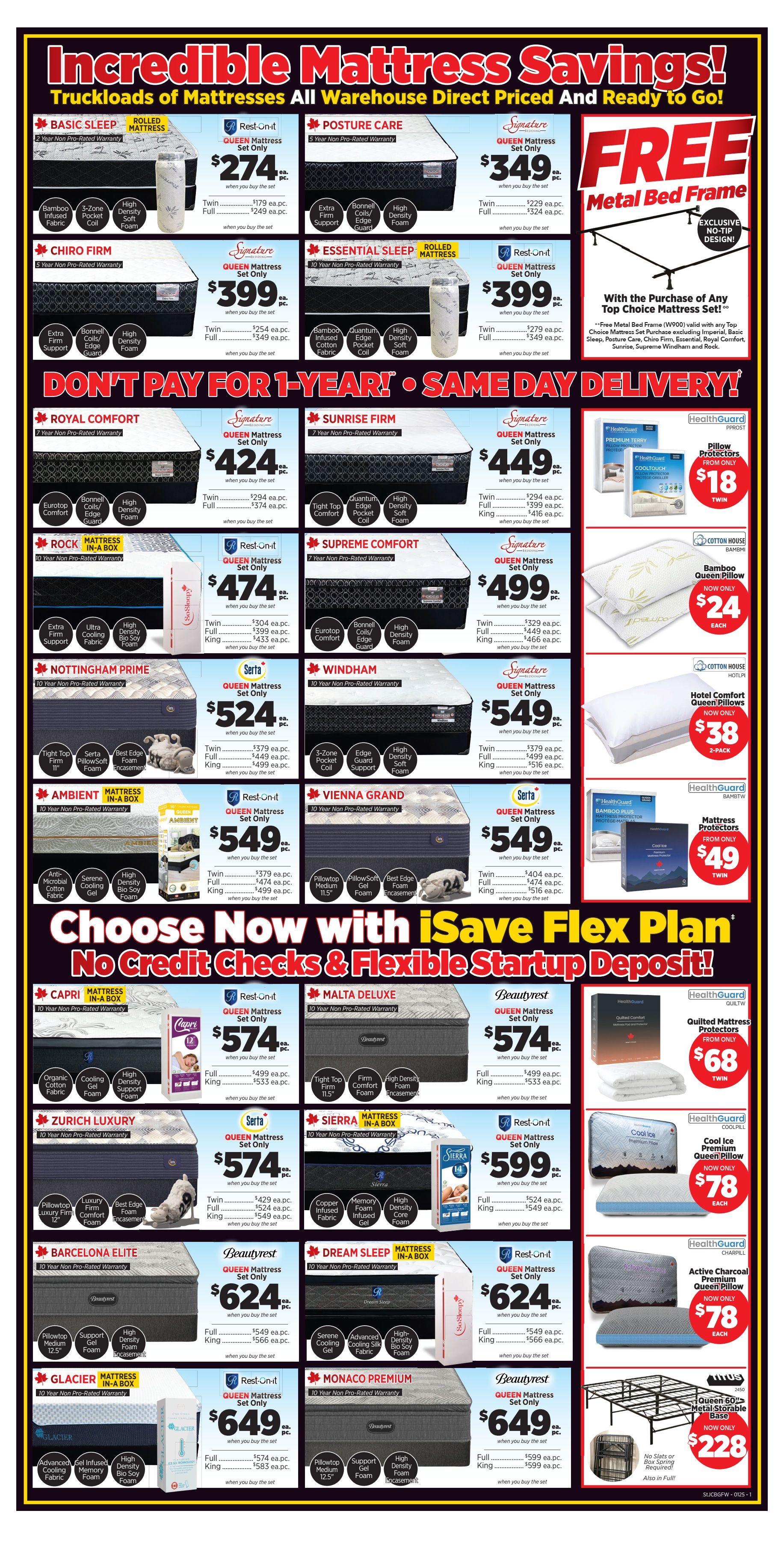 Surplus Furniture & Mattress Warehouse (St. John's, Corner Brook, Grand Falls Windsor) Flyer February 3 to 23