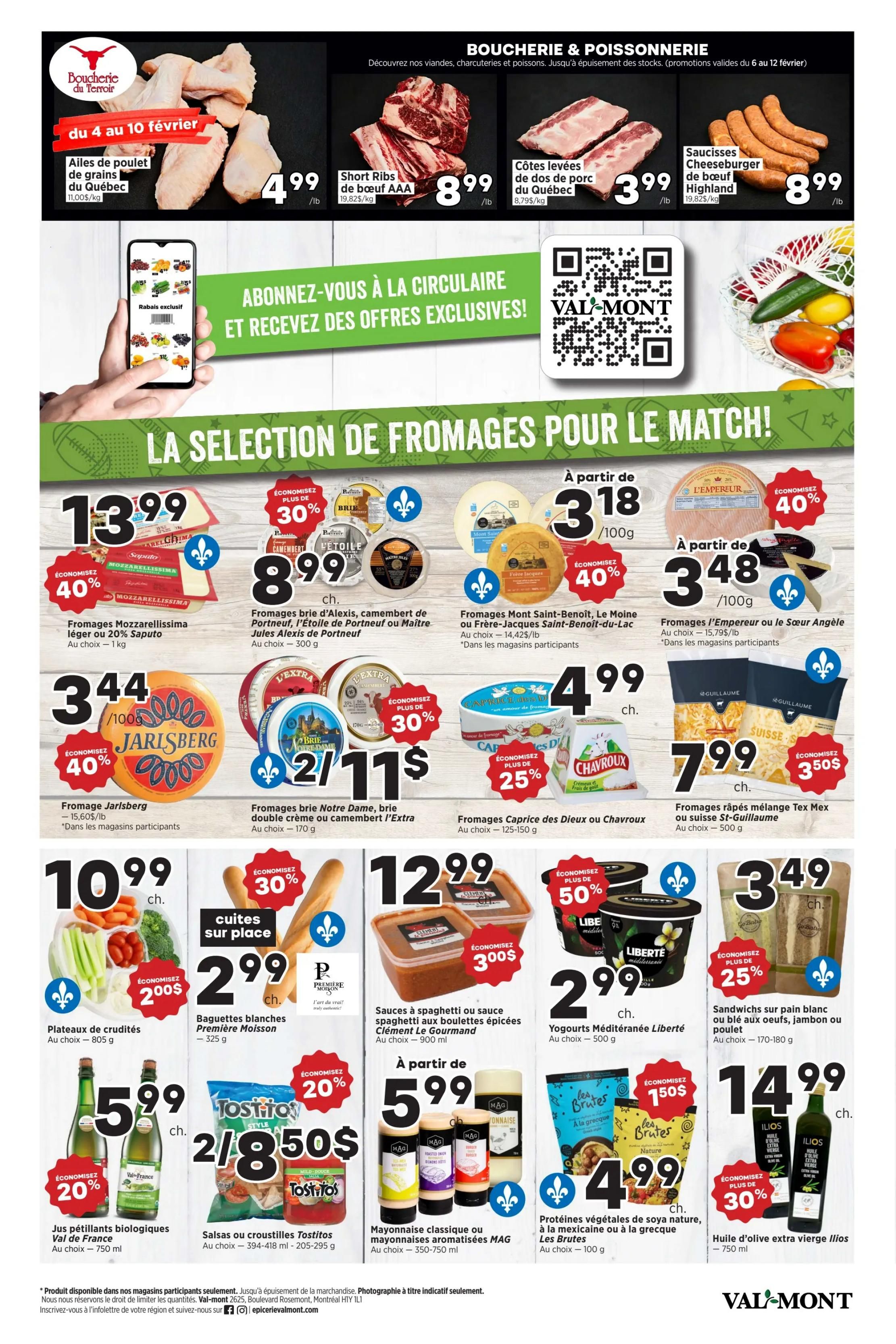 Val-Mont Flyer February 6 to 12