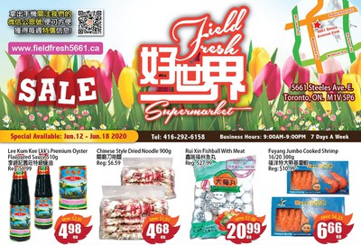 Field Fresh Supermarket Flyer June 12 to 18