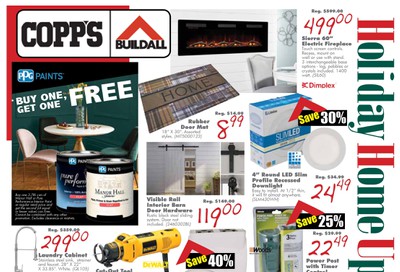 COPP's Buildall Flyer November 8 to 17