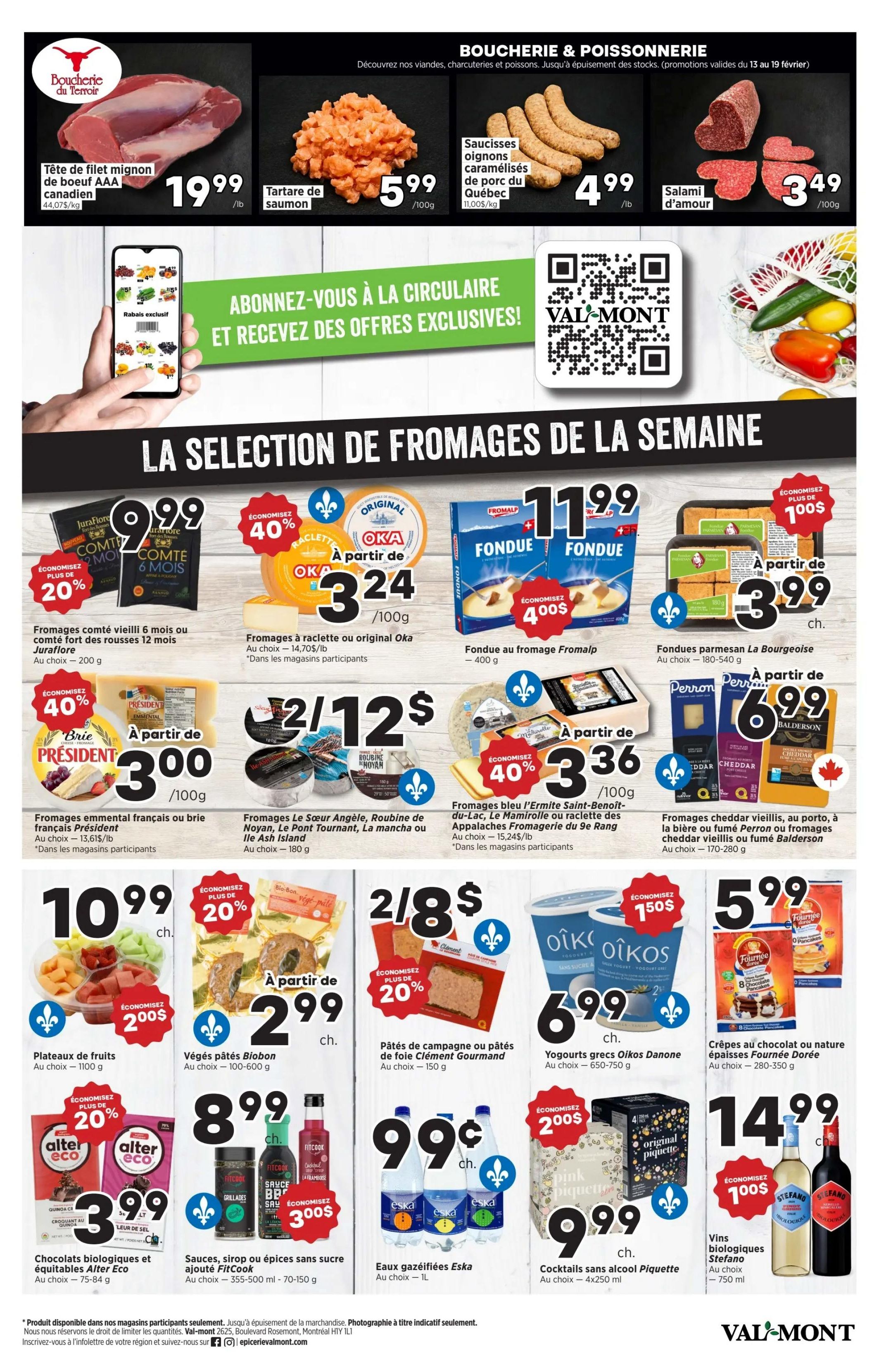 Val-Mont Flyer February 13 to 19