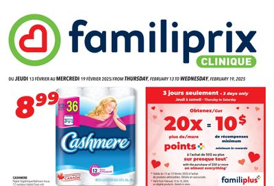 Familiprix Clinique Flyer February 13 to 19
