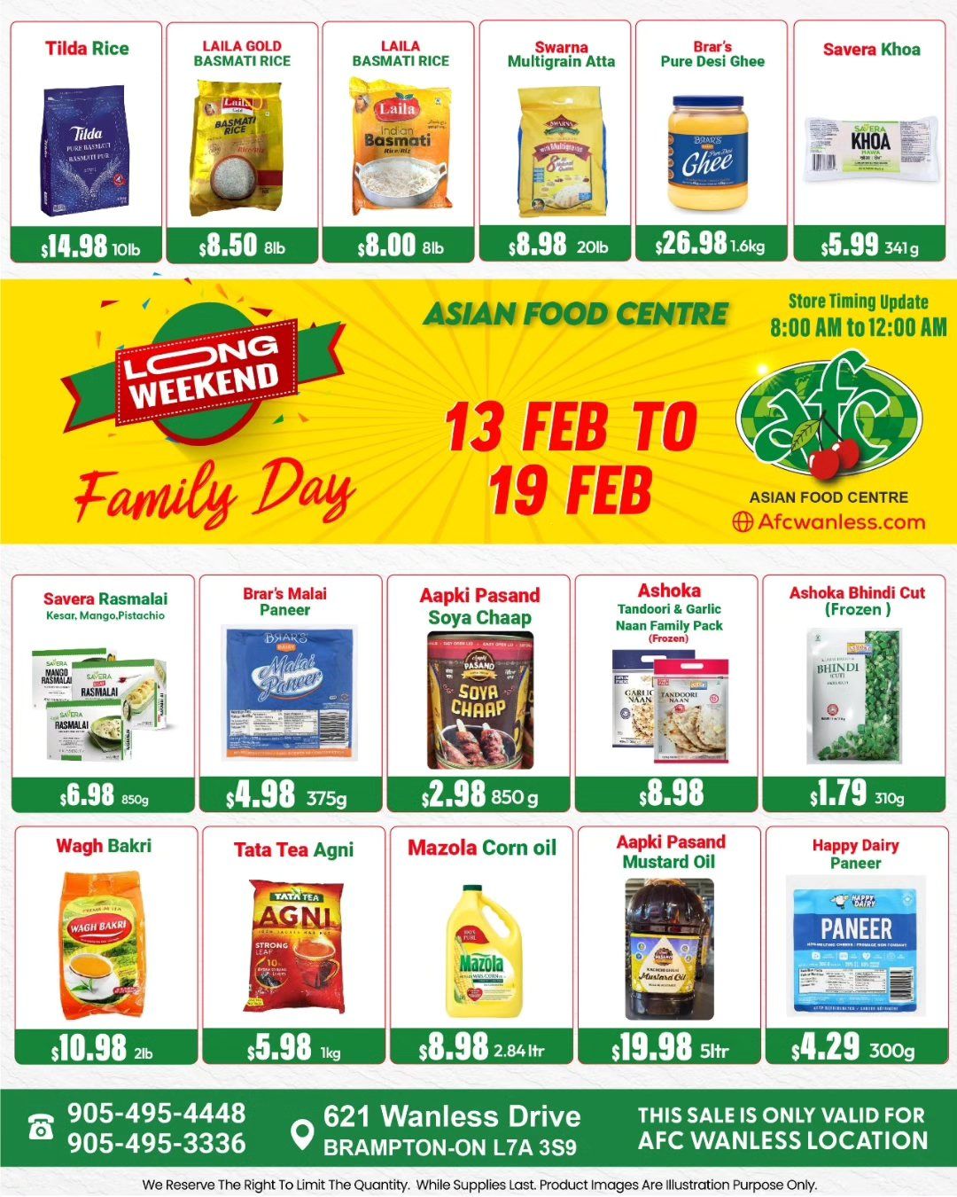 Asian Food Centre (Wanless Dr.) Flyer February 13 to 19