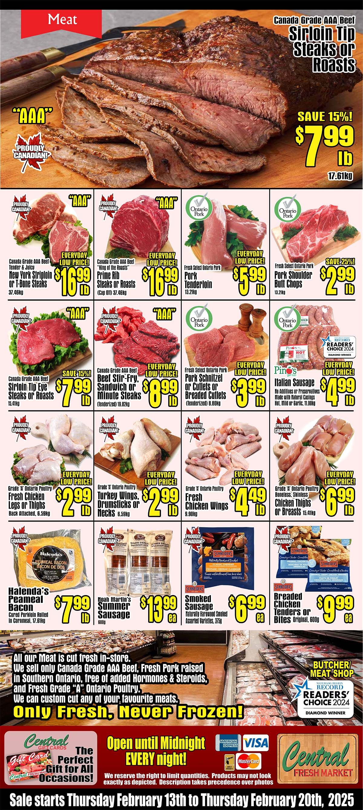 Central Fresh Market Flyer February 13 to 20