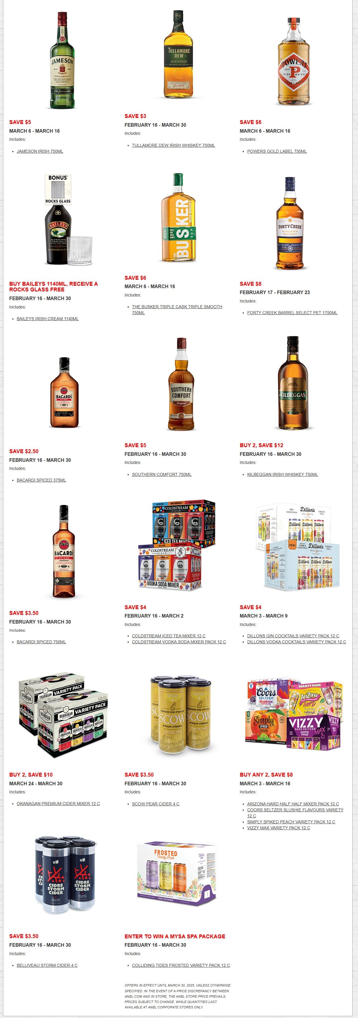 ANBL Hot Deals Flyer February 17 to March 30