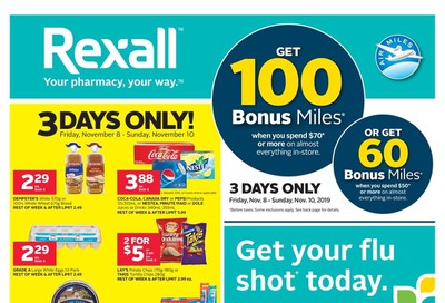 Rexall (West) Flyer November 8 to 14
