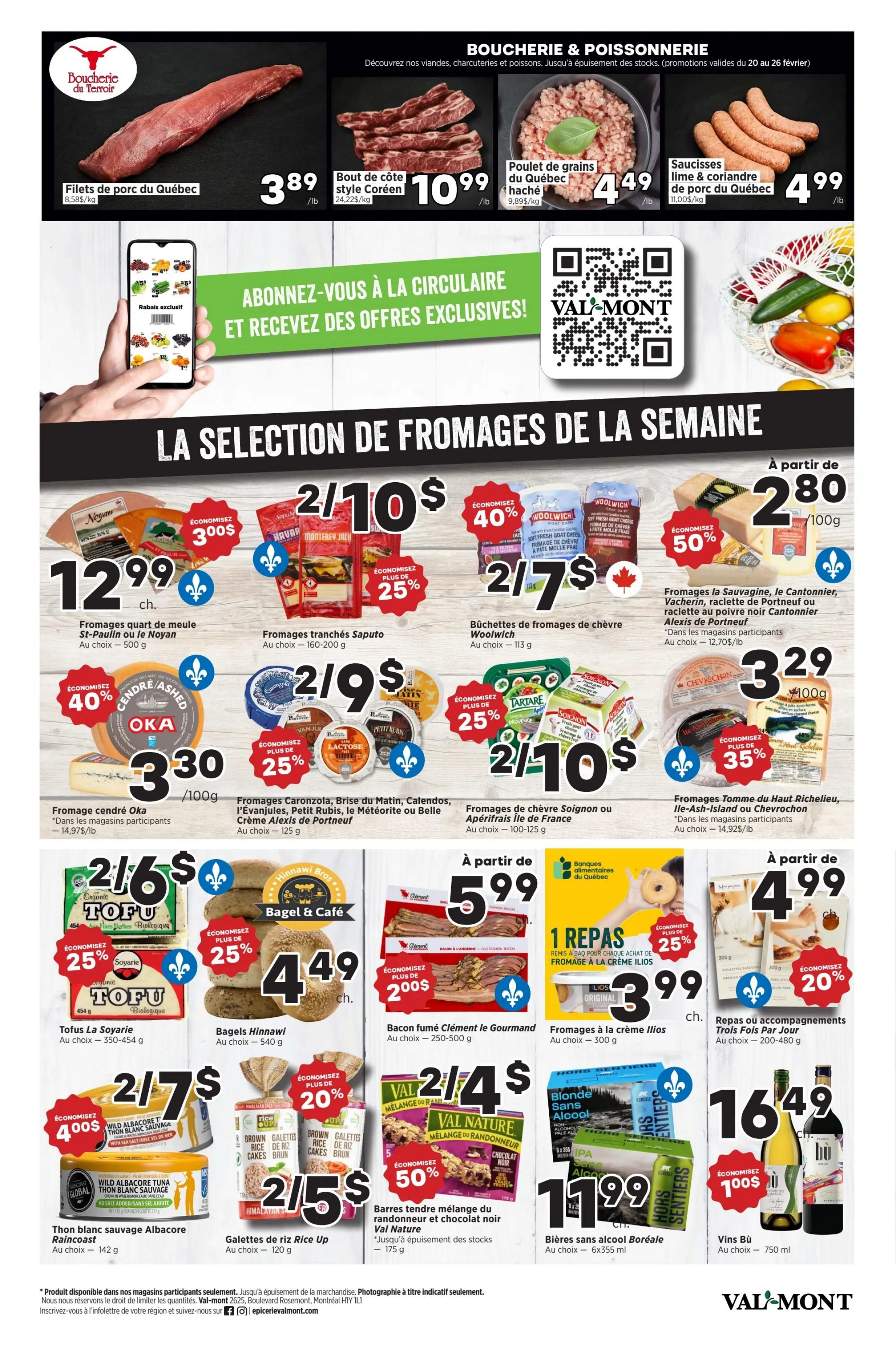 Val-Mont Flyer February 20 to 26