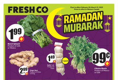 FreshCo (West) Ramadan Flyer February 20 to March 19