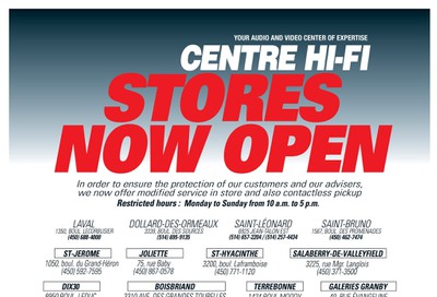 Centre Hi-Fi Flyer June 12 to 18