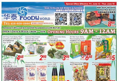 Foody World Flyer June 12 to 18