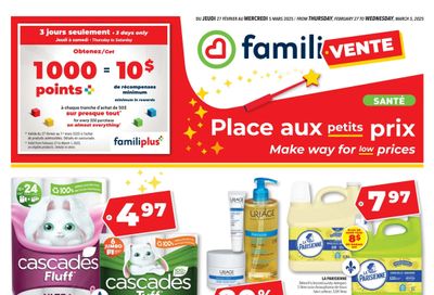 Familiprix Sante Flyer February 27 to March 5