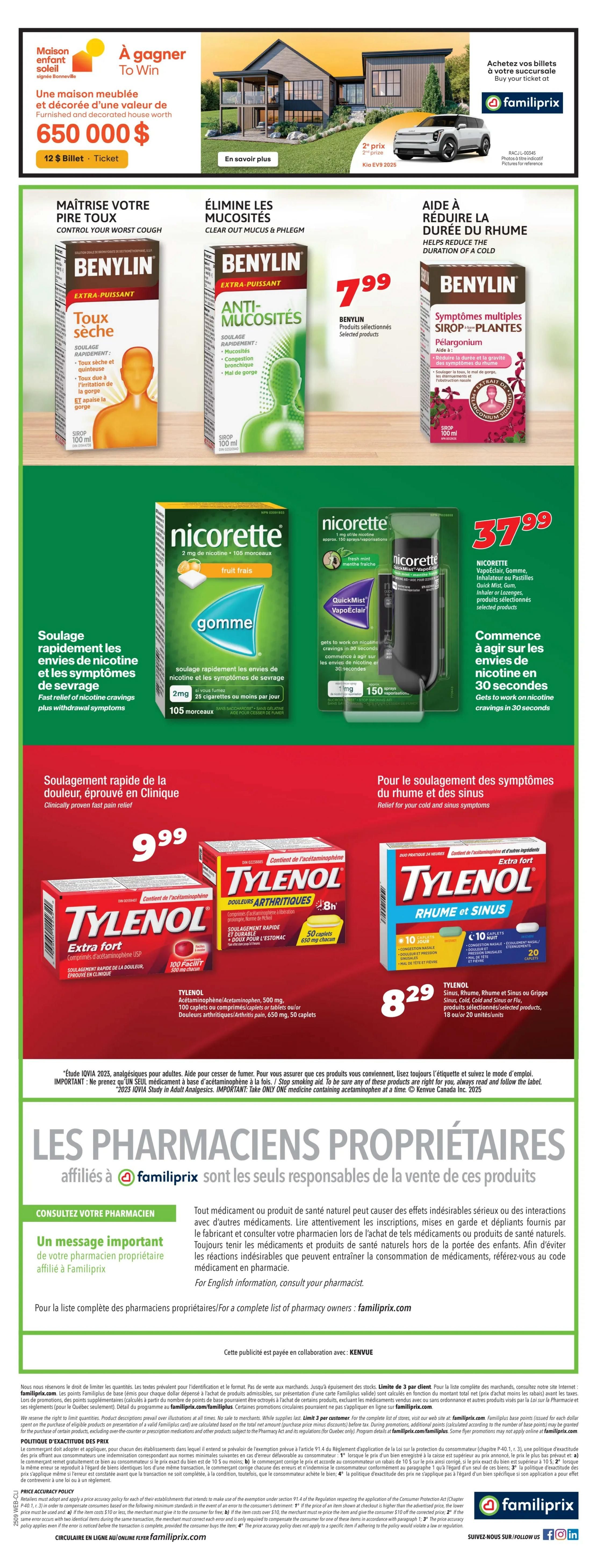 Familiprix Clinique Flyer February 27 to March 5