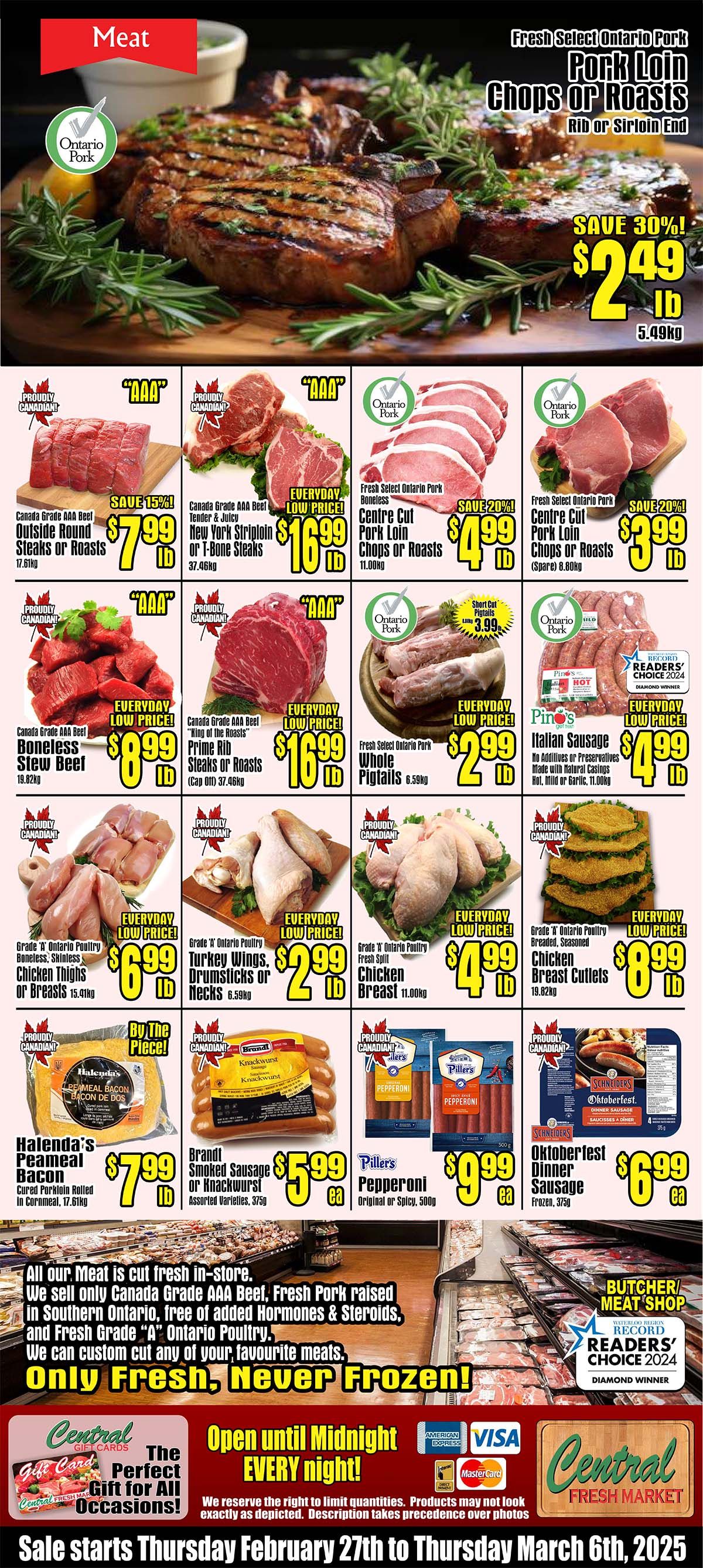 Central Fresh Market Flyer February 27 to March 6