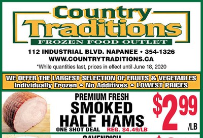Country Traditions Flyer June 11 to 18