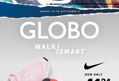 Globo Shoes Flyer August 13 to September 8