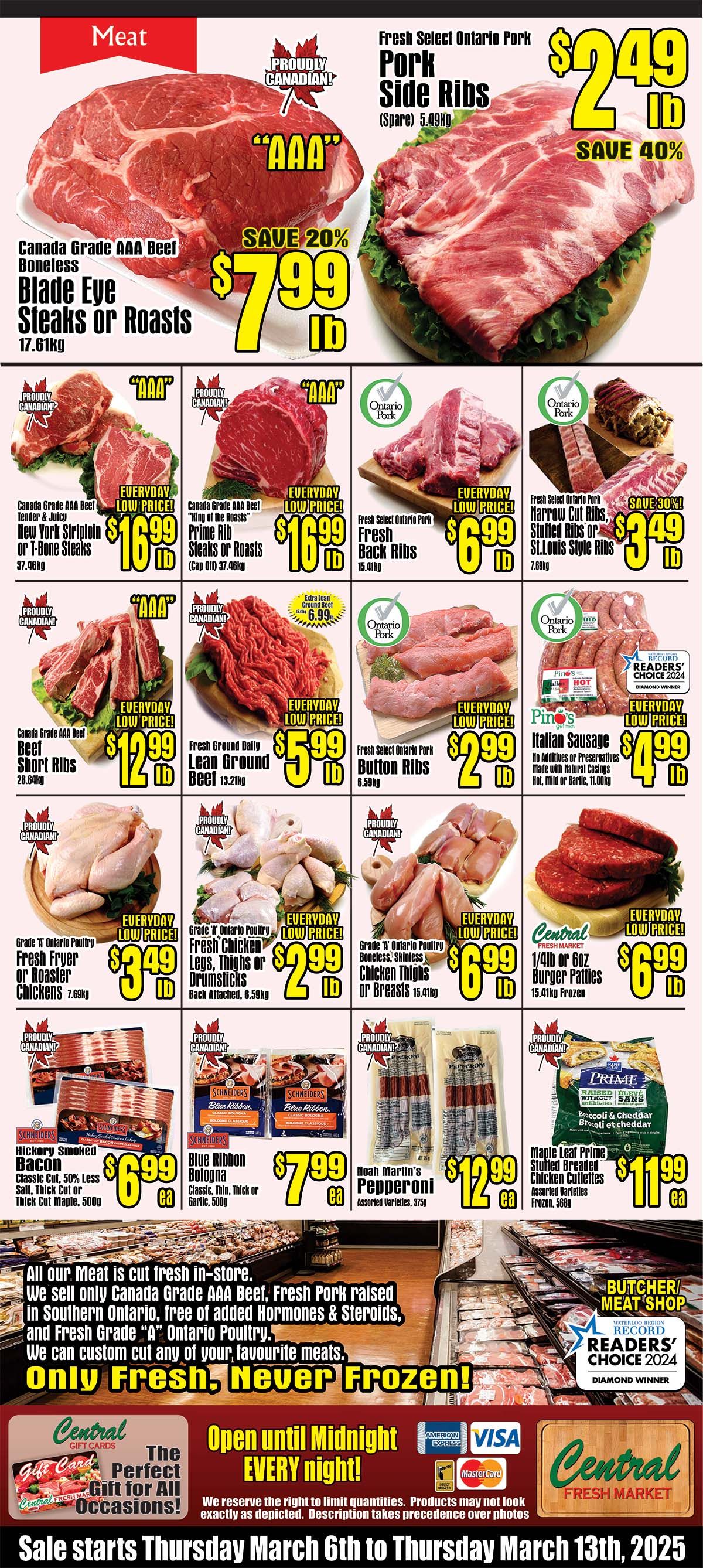 Central Fresh Market Flyer March 6 to 13