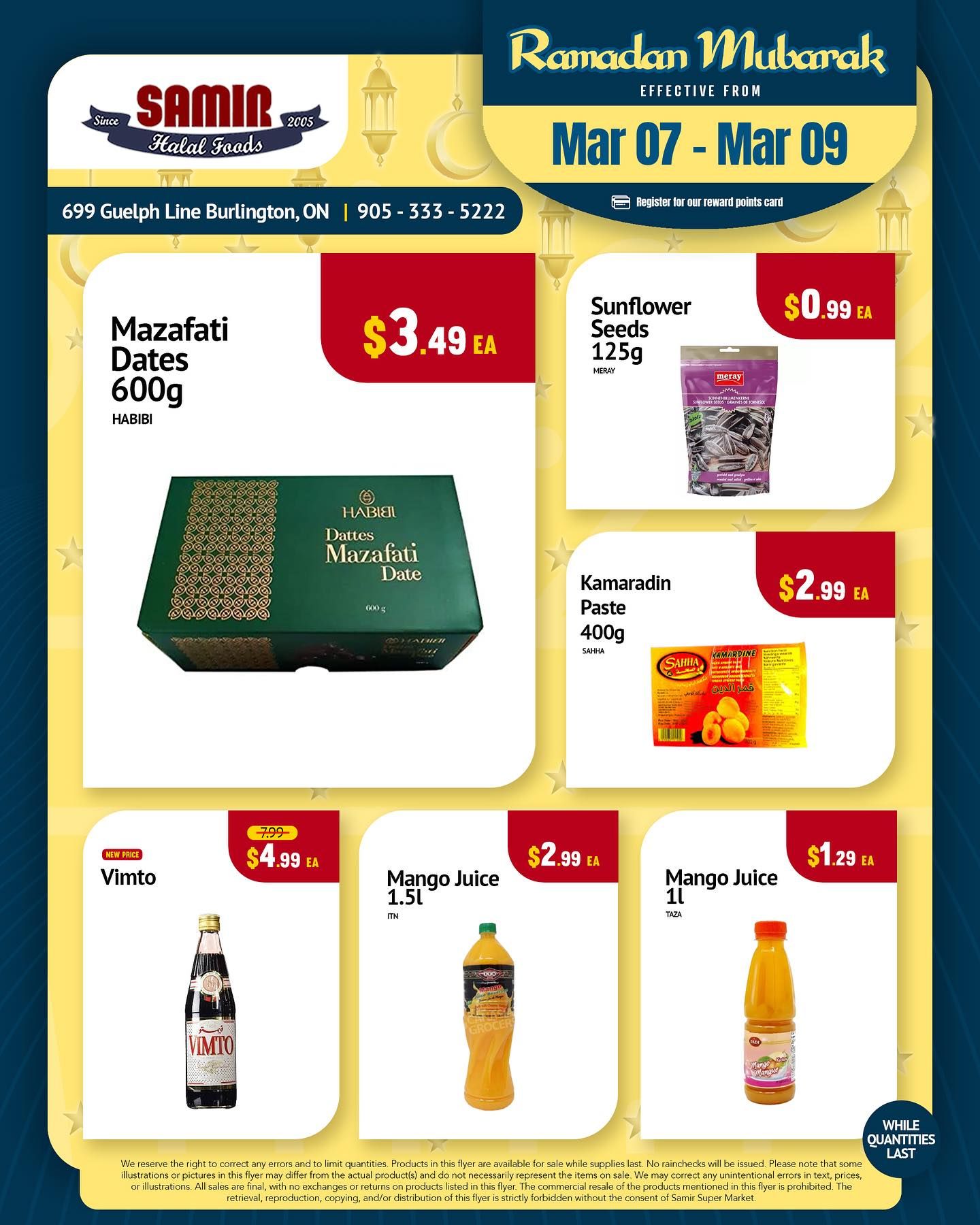 Samir Supermarket Flyer March 7 to 9