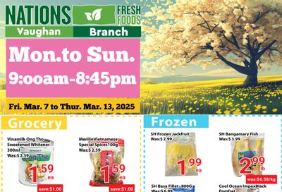 Nations Fresh Foods (Vaughan) Flyer March 7 to 13