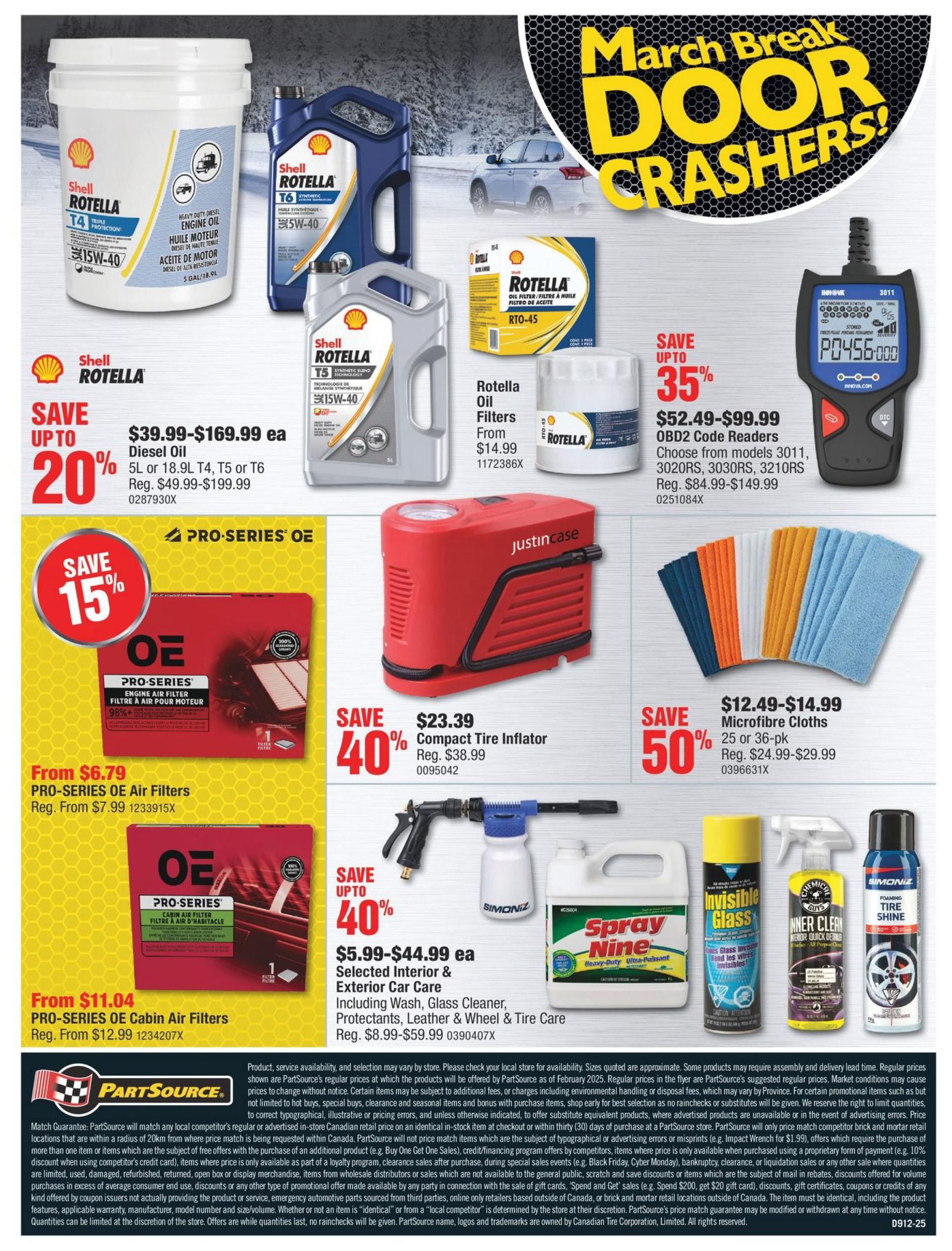 PartSource Flyer March 7 to 16