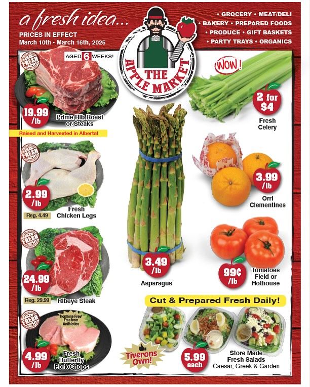 The Apple Market Flyer March 10 to 16