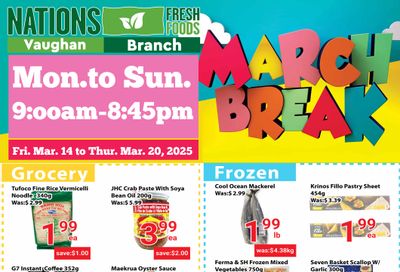 Nations Fresh Foods (Vaughan) Flyer March 14 to 20