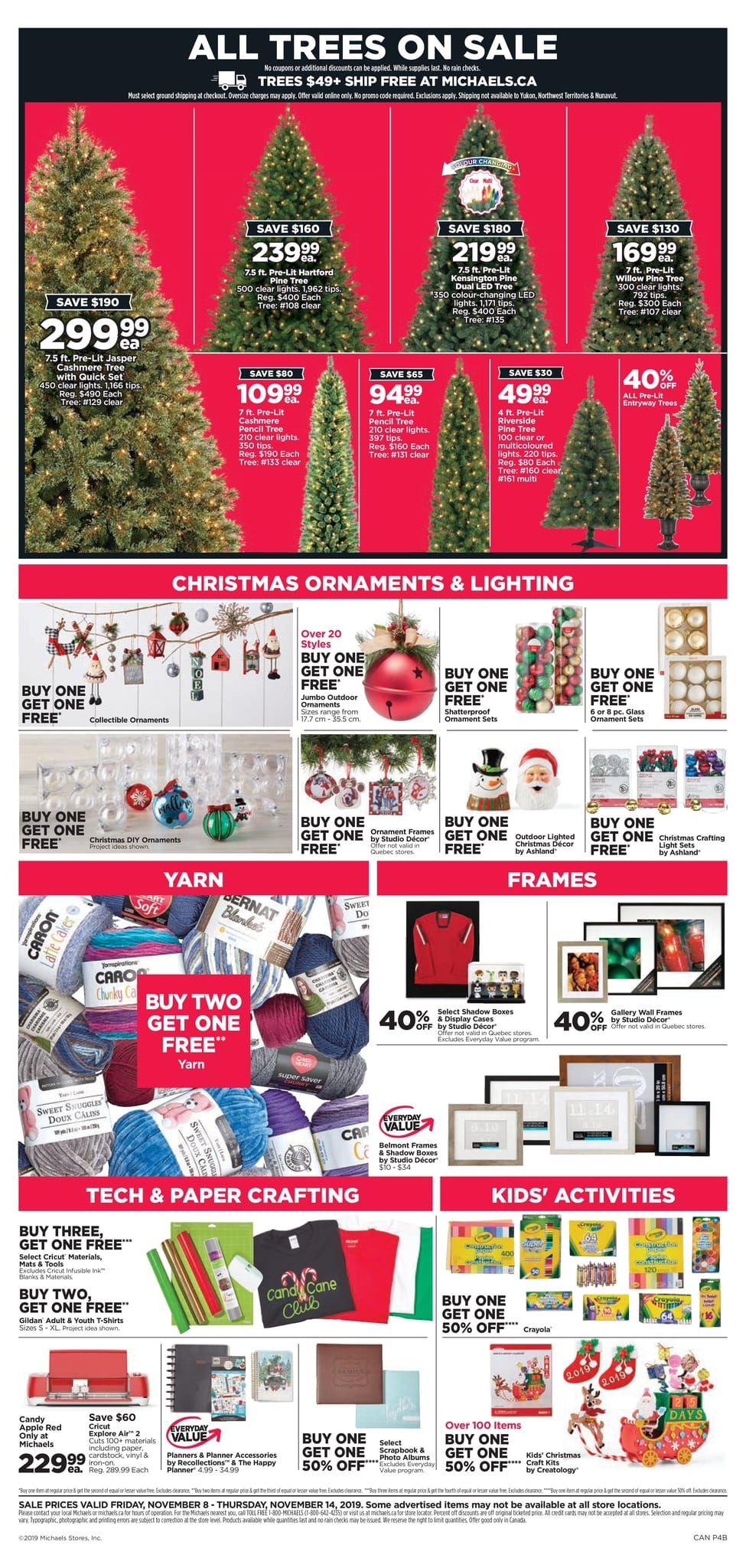Michael's Flyer November 8 to 14