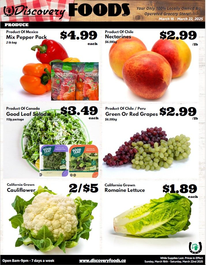 Discovery Foods Flyer March 16 to 22