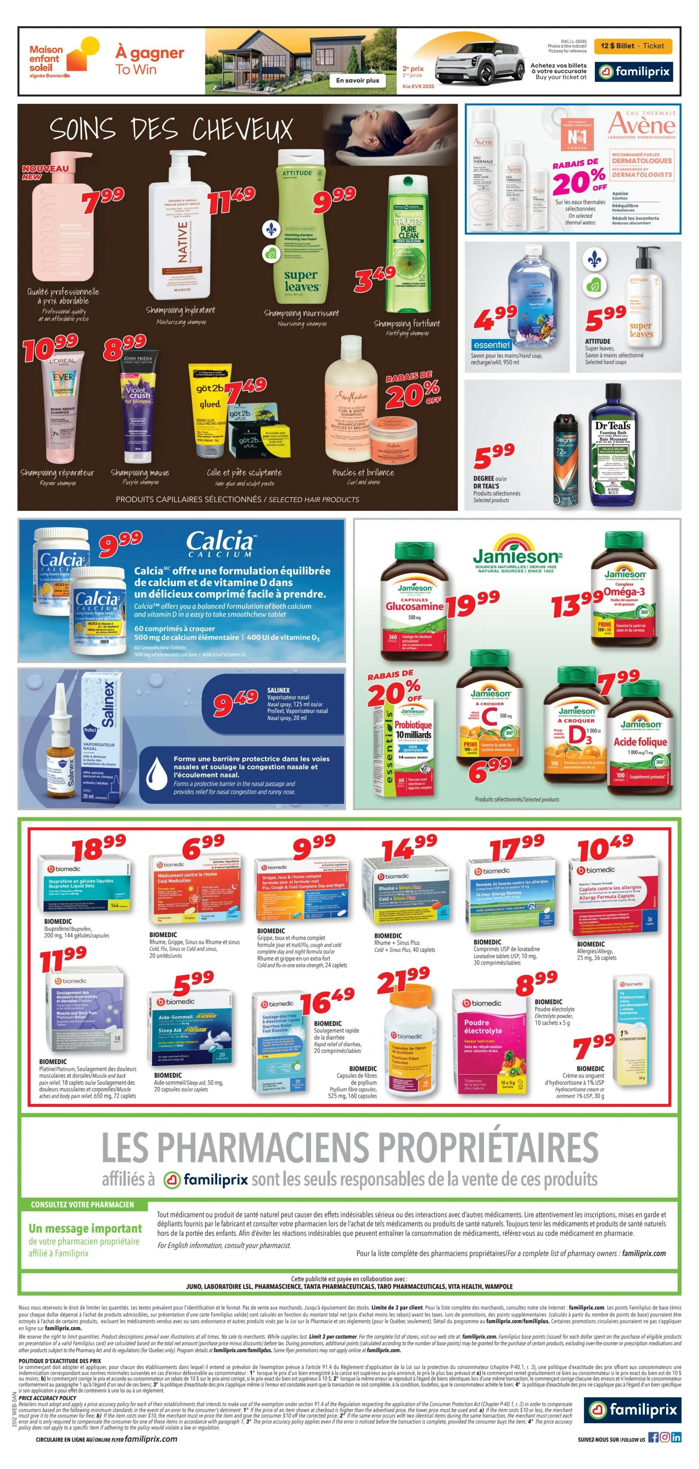 Familiprix Sante Flyer March 20 to 26