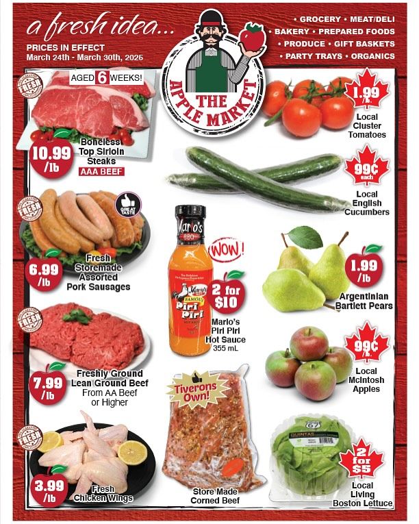 The Apple Market Flyer March 24 to 30