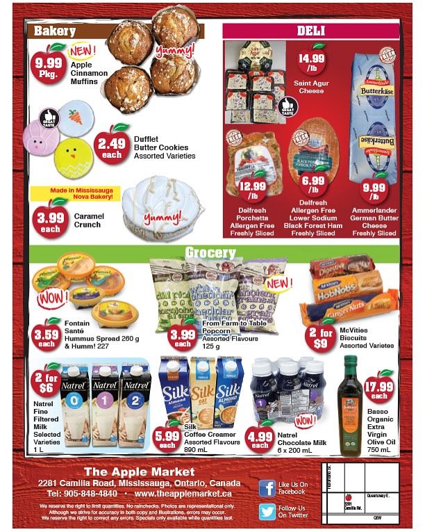 The Apple Market Flyer March 24 to 30