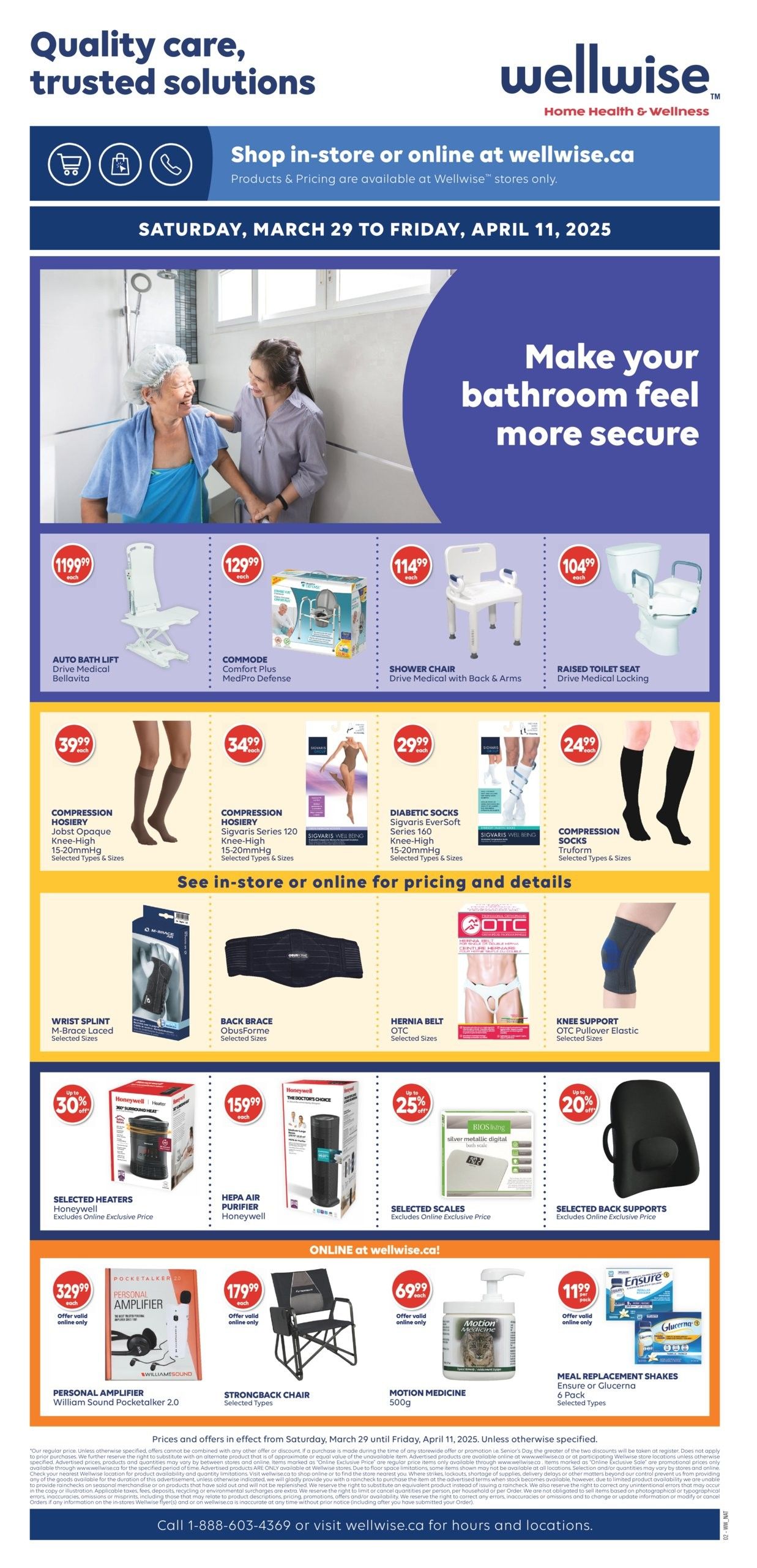 Wellwise By Shoppers Flyer March 29 to April 4