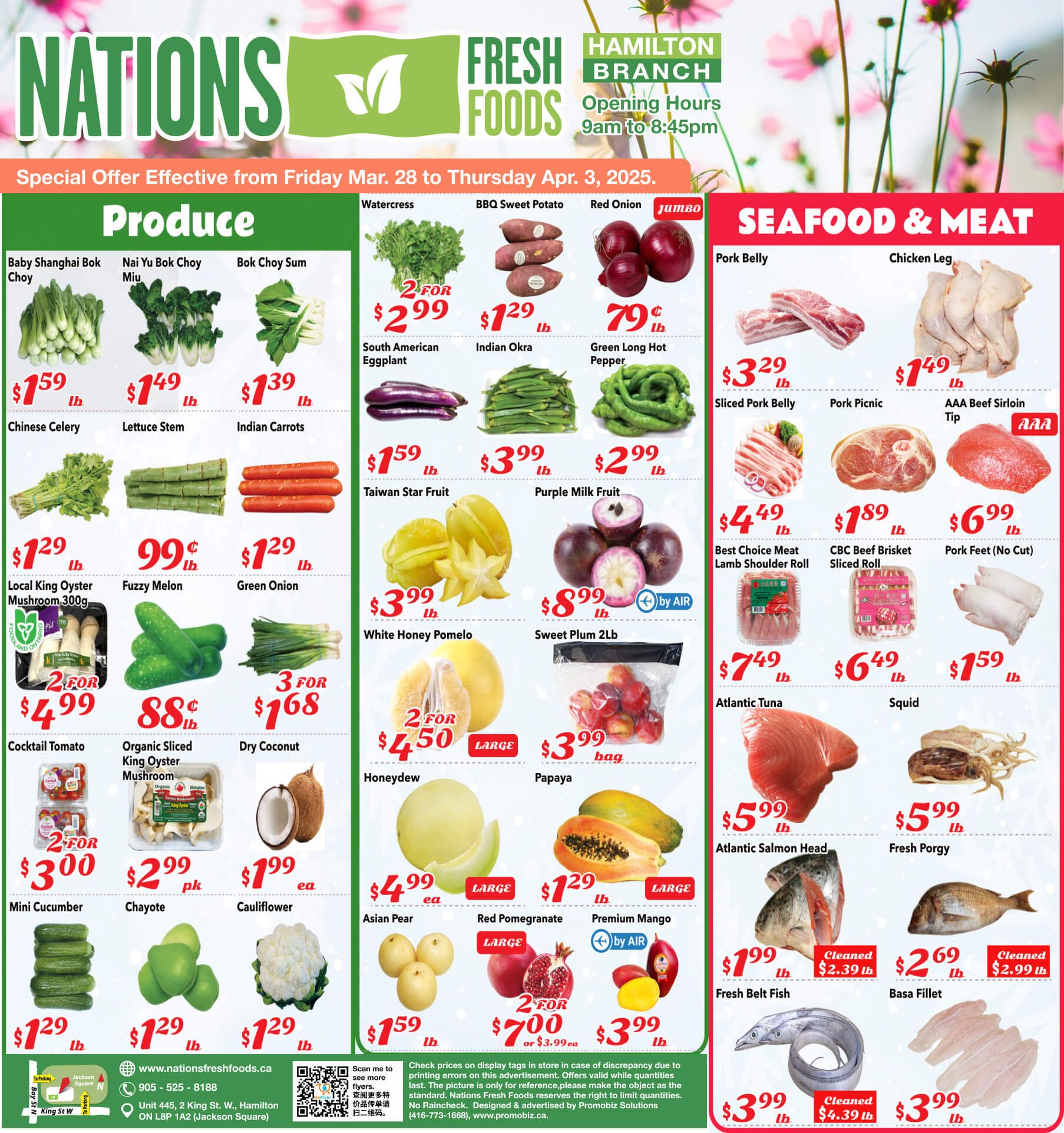 Nations Fresh Foods (Hamilton) Flyer March 28 to April 3